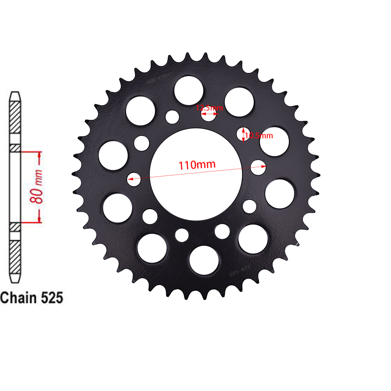 Motorcycle Gear Japan - 오토바이 525 체인 16T 프론트 42T