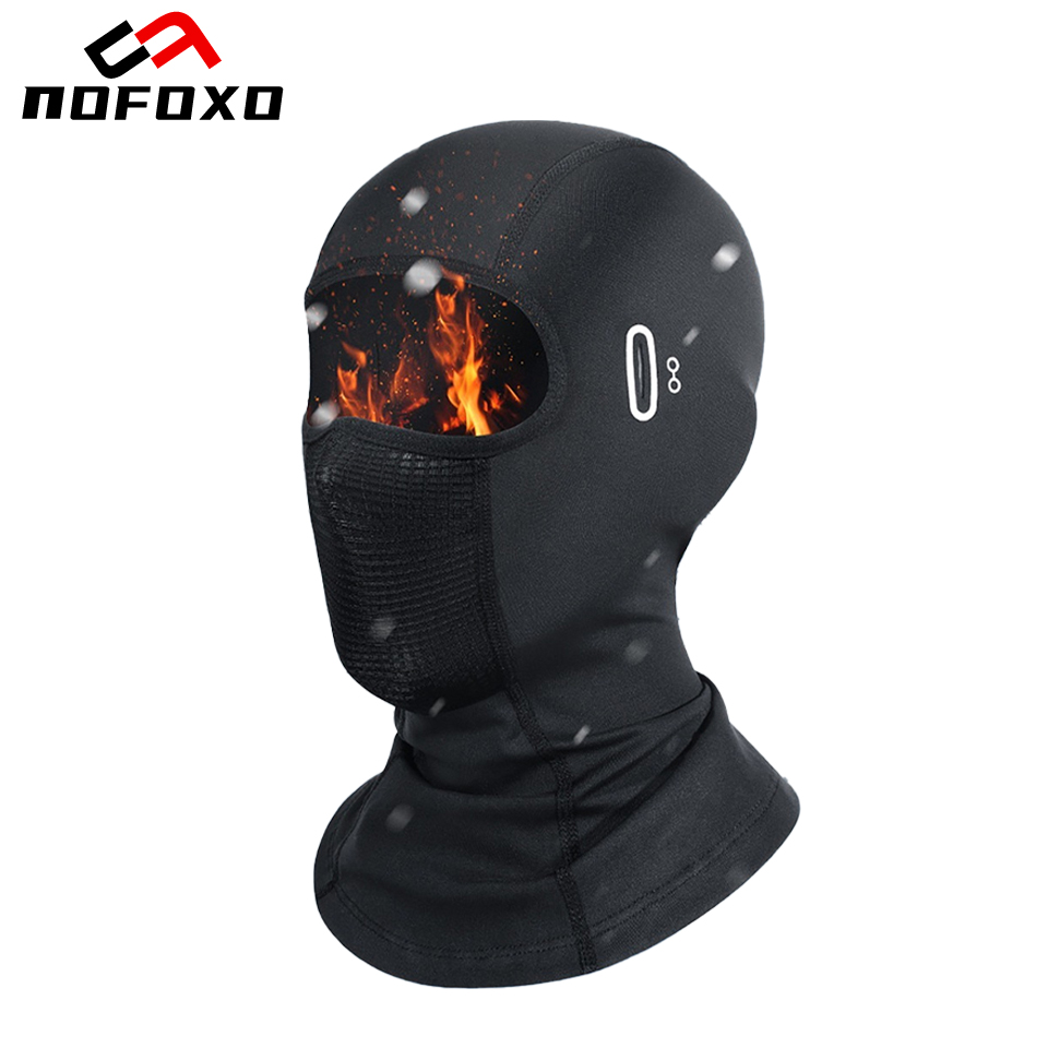 Motorcycle Gear Cycle - NOFOXO 겨울 오토바이 라이딩 페이스 마스크