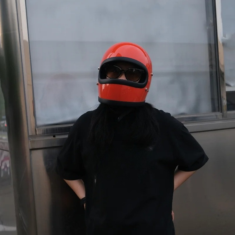 핫 재팬 테크 유리섬유 풀페이스 헬멧 빈티지 오토바이  - Motorcycle Gear Japan 리뷰 및 가격