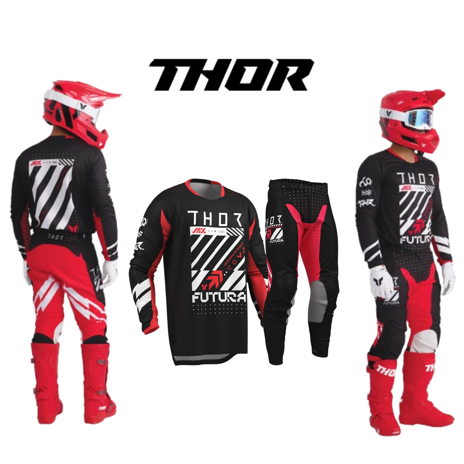 모토크로스 기어 세트 탑 오프로드 Mx 콤보 THOR  - Motorcycle Gear On Sale 리뷰 및 가격