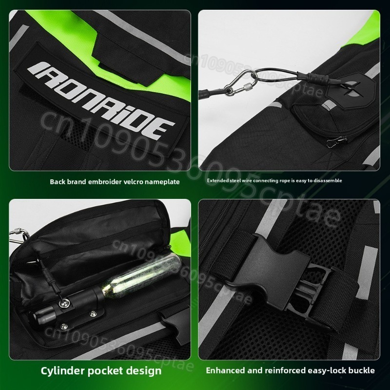 오토바이 에어백 조끼 오토바이 반사 안전 조끼 라이딩  - Motorcycle Gear With Airbag 리뷰 및 가격