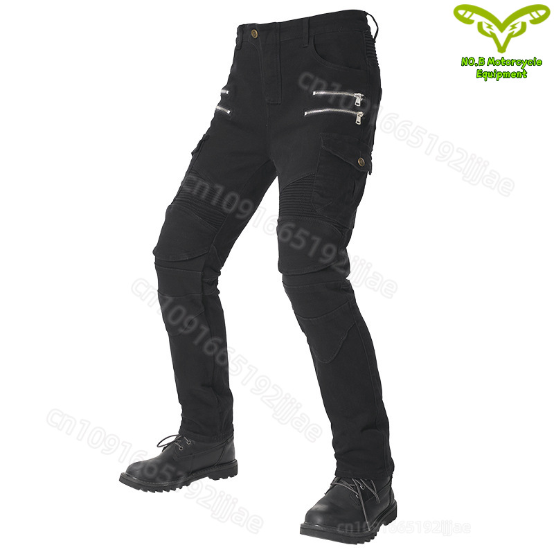 새로운 더블 지퍼 메탈 스타일 모토크로스 모토 바지 남 - Motorcycle Gear Women Pants 리뷰 및 가격