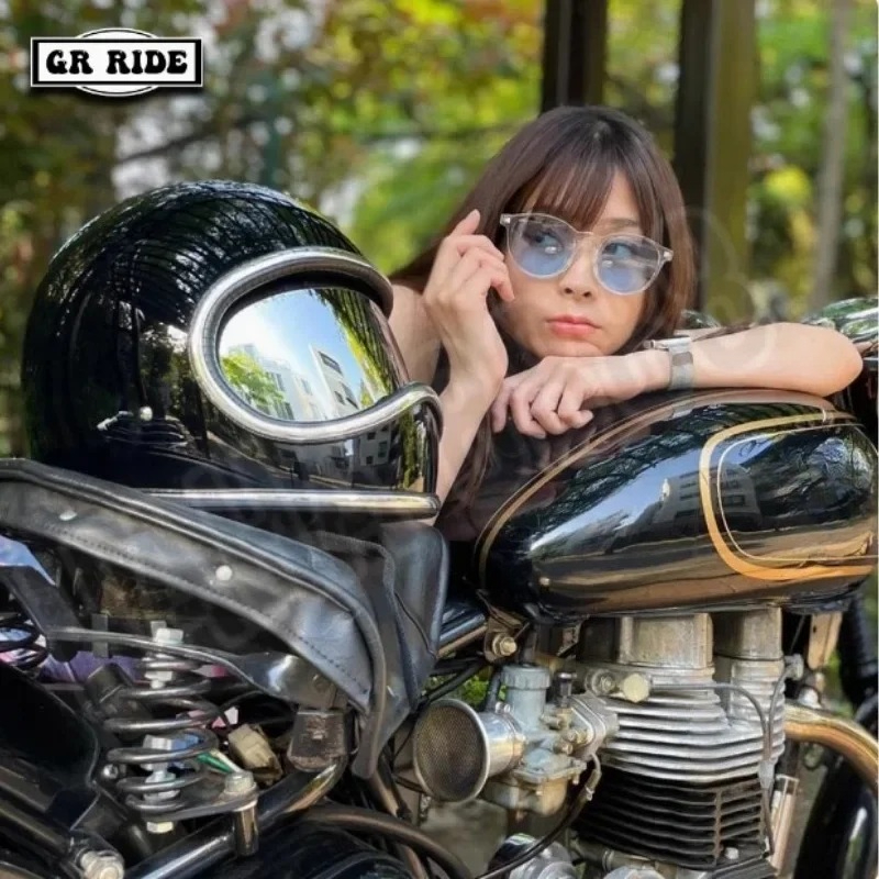 HOT 오토바이 헬멧 유리섬유 쉘 모토 헬멧 DAVID - Motorcycle Gear Japan 리뷰 및 가격