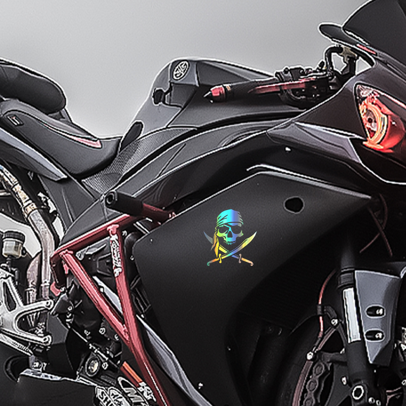G172 패션 맞춤형 맞춤형 해적 해골 데칼 오토바이, - Motorcycle Gear Outlet 리뷰 및 가격