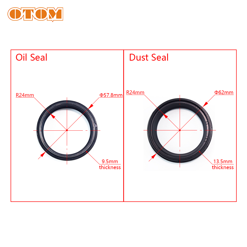 OTOM 오토바이 프론트 포크 댐퍼 오일 씰 먼지 밀봉 - Motorcycle Gear Airbag 리뷰 및 가격