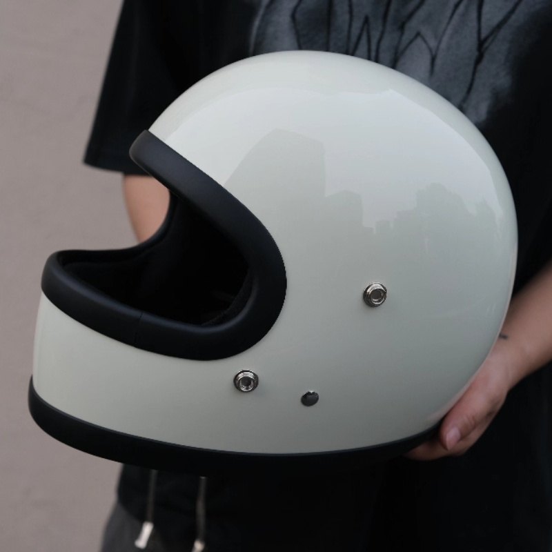 빈티지 오토바이 헬멧 일본 기술 유리섬유 풀페이스 헬멧 - Motorcycle Gear Japan 리뷰 및 가격