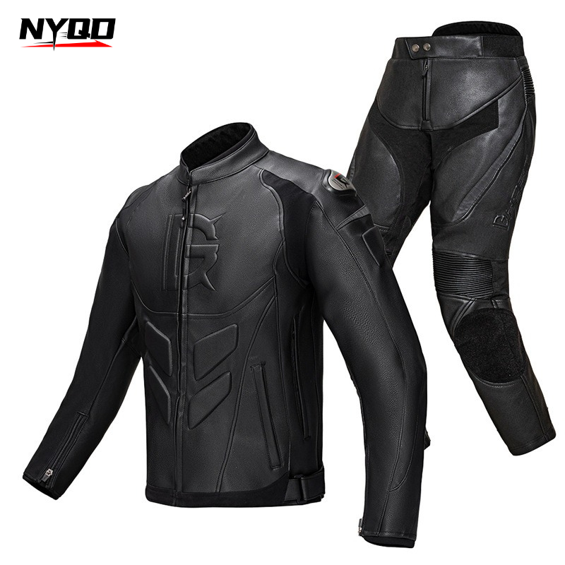 겨울용 오토바이 레이싱 수트 가죽 재킷 및 바지 세트  - Motorcycle Gear Women Pants 리뷰 및 가격
