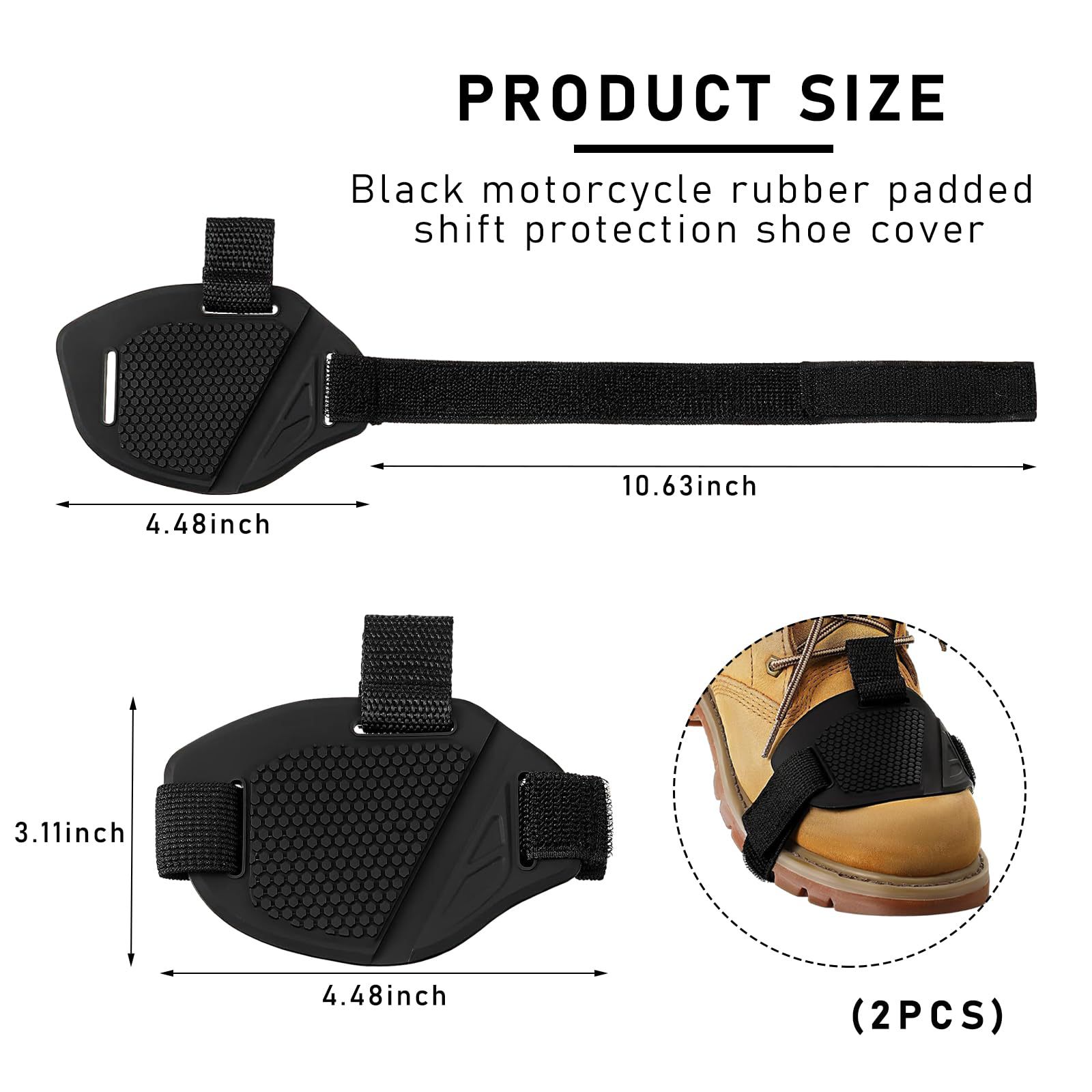 허니콤 미끄럼 방지 기어 변속 슈즈 프로텍터 오토바이  - Motorcycle Gear And Accessories 리뷰 및 가격