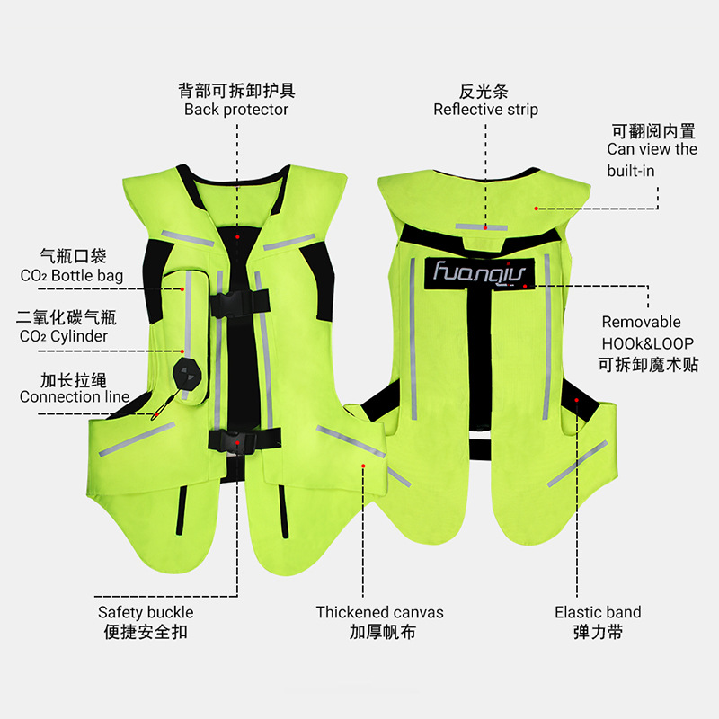환큐 2세대 에어백 슈트 팽창식 안전 조끼 오토바이 보 - Motorcycle Gear With Airbag 리뷰 및 가격
